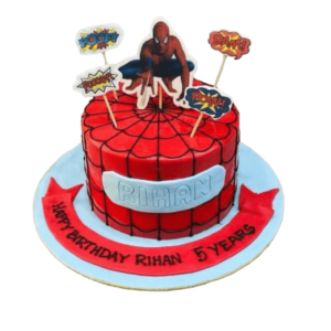 Spiderman cake